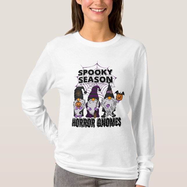 Spooky Squad Shirt| Gnomes Halloween T-Shirt (Front)