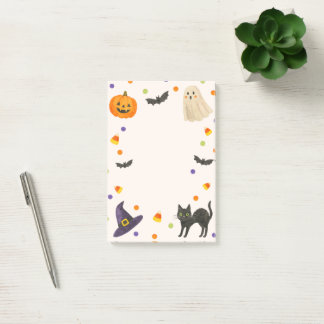 Spooky Stationery, Ghost & Pumpkin  Post-it Notes