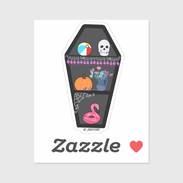 Spooky Summer Mysterious Oddity Shelf (Sheet)