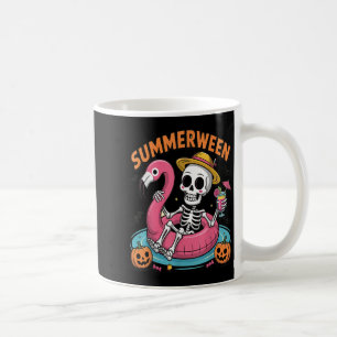 Spooky Summerween Skeleton Just Waiting For Hallow Coffee Mug
