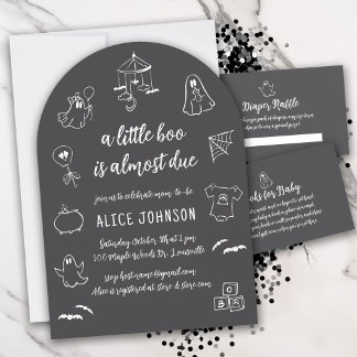 Spooky Sweet A Little Boo is on the Way Invitation