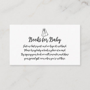 Spooky Sweet "Little Boo" Books for Baby Enclosure Card
