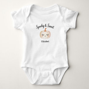 Spooky & Sweet Little Pumpkin Baby Bodysuit