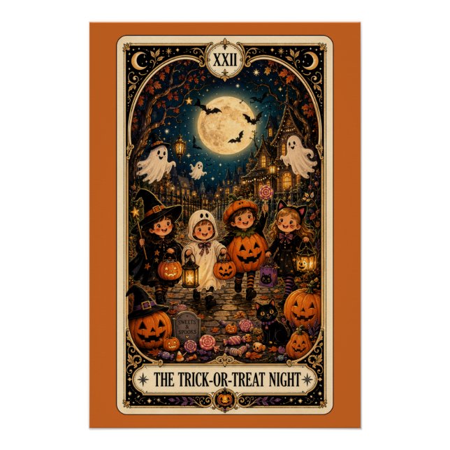 Spooky Tarot Poster (Front)