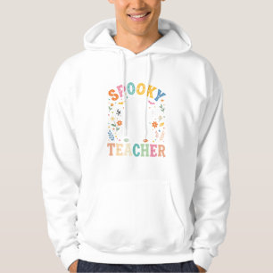 Spooky Teacher Cute Ghost Halloween Design_1 Hoodie