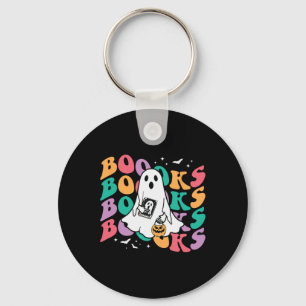 Spooky Teacher Halloween Costume For Book Lovers Keychain