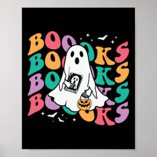 Spooky Teacher Halloween Costume For Book Lovers Poster