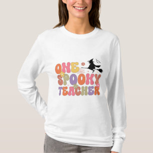 Spooky Teacher Halloween Long Sleeve T-Shirt
