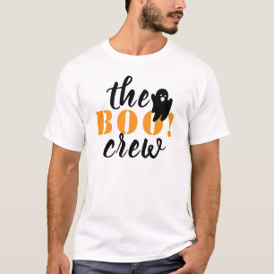 Spooky The Boo Crew Black Halloween Family T-Shirt