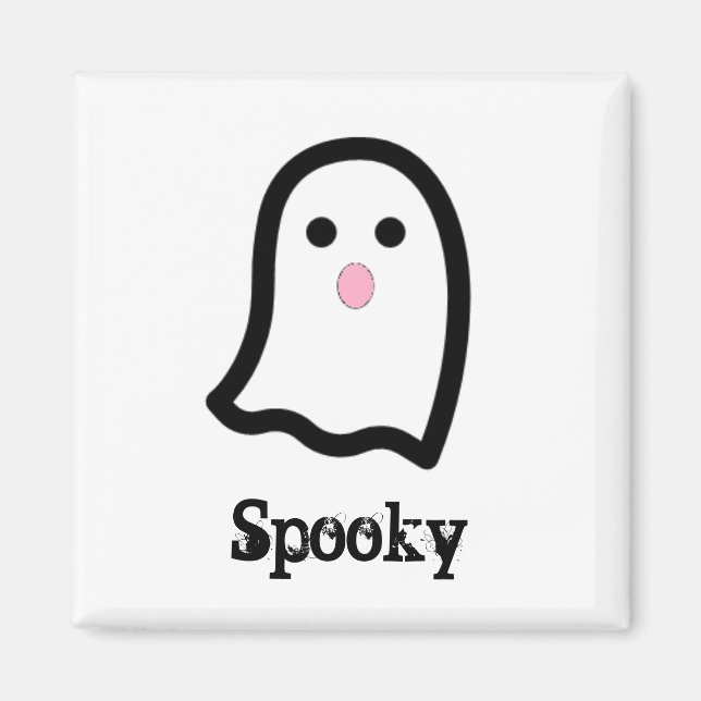 Spooky the Ghost Magnet (Front)