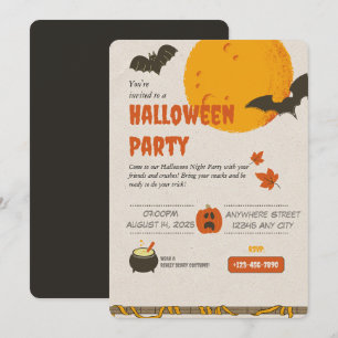 Spooky Things Halloween Party Invitation