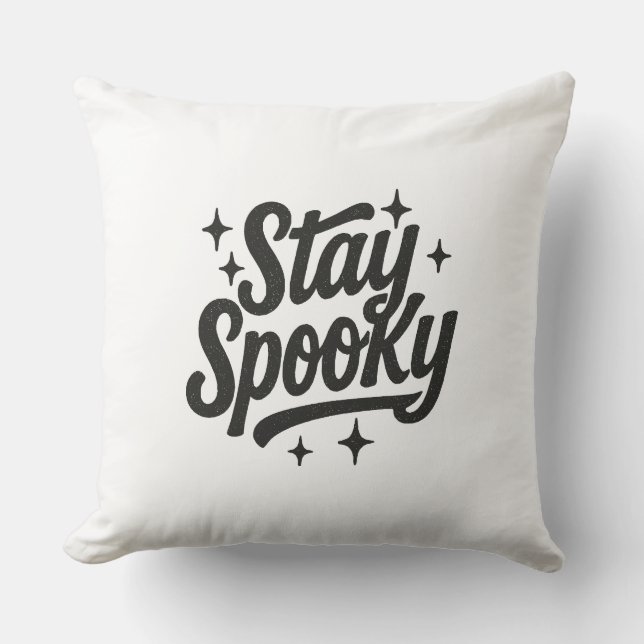 Spooky Throw Pillow (Front)
