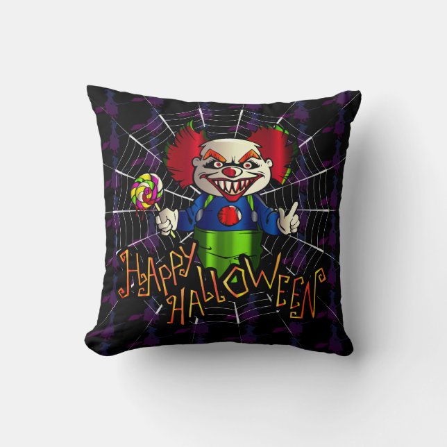 Spooky Throw Pillow (Front)