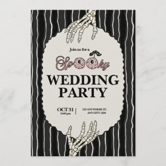 Spooky Till Death Do Us Part Wedding Invitation
