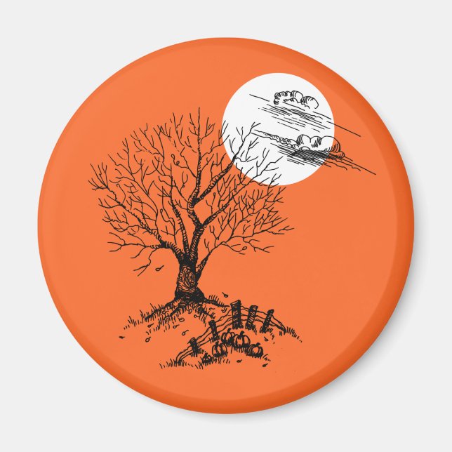 Spooky Tree Magnet (Front)
