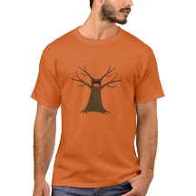 Spooky Tree Wearing A Face Mask T-Shirt