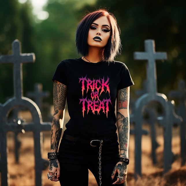 Spooky Trick or Treat Halloween T-Shirt (Creator Uploaded)