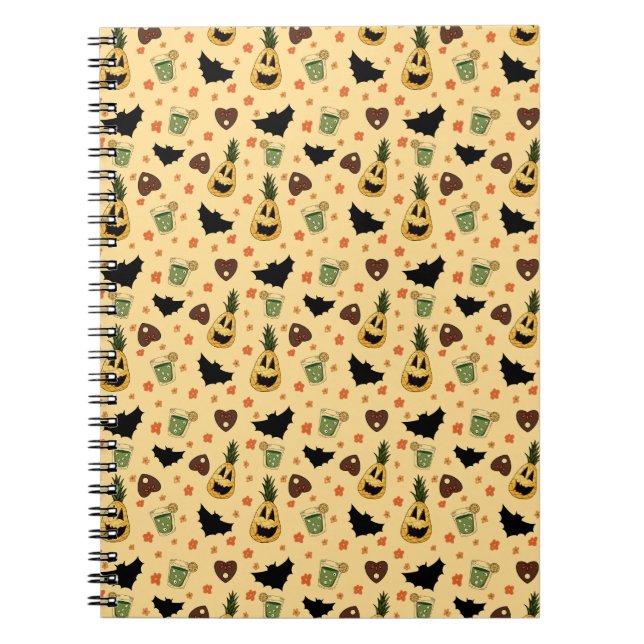 Spooky Tropical Spiral Notebook (Front)