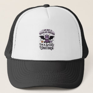 Spooky Unicorn Halloween Vintage Engraving Shirt_1 Trucker Hat