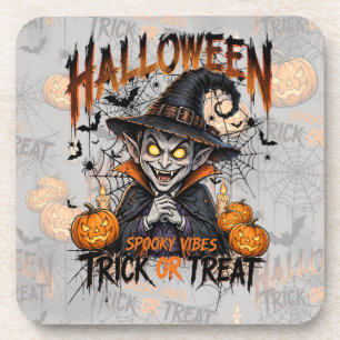 Spooky Vampire Halloween Coaster Trick