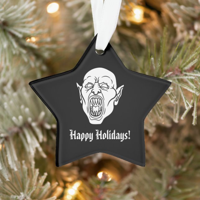 Spooky Vampire or Dracula Horror Ornament (Tree)