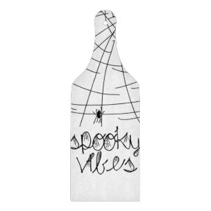 Spooky Vibes Abstract Spiders      Cutting Board