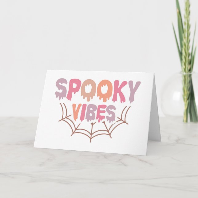 Spooky Vibes Card (Front)