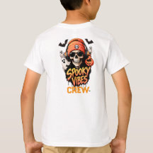 Spooky Vibes Crew Halloween Skeleton 🎃💀