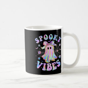 Spooky Vibes Ghost Retro Halloween Boo Boo Crew Coffee Mug