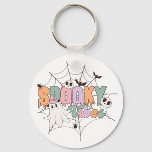 Spooky Vibes Halloween Keychain