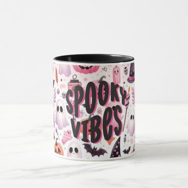 Spooky Vibes Halloween Mug (Center)