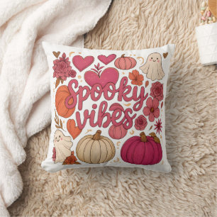 Spooky Vibes - Halloween Throw Pillow