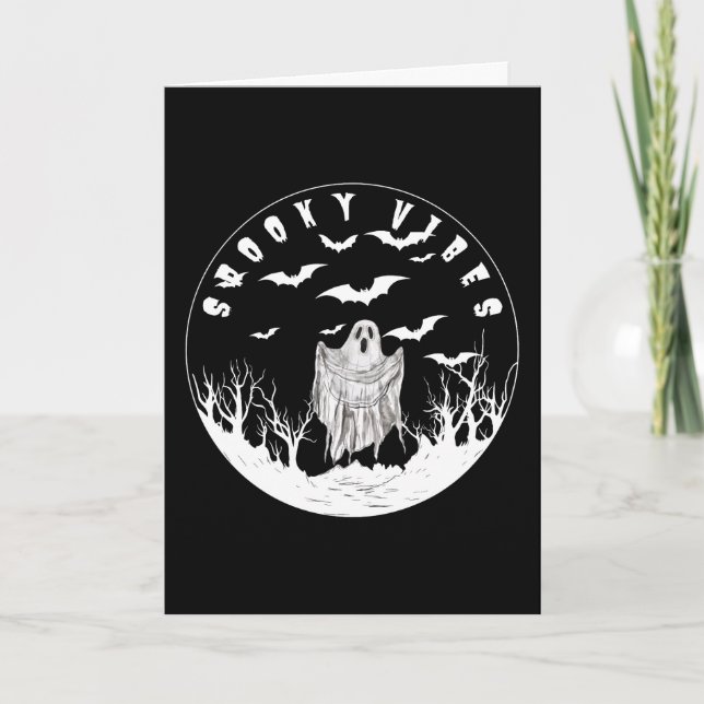 Spooky Vibes Holiday Card (Front)