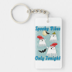 spooky vibes keychain
