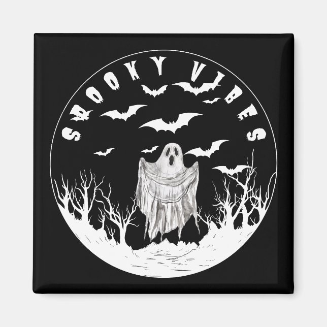 Spooky Vibes Magnet (Front)