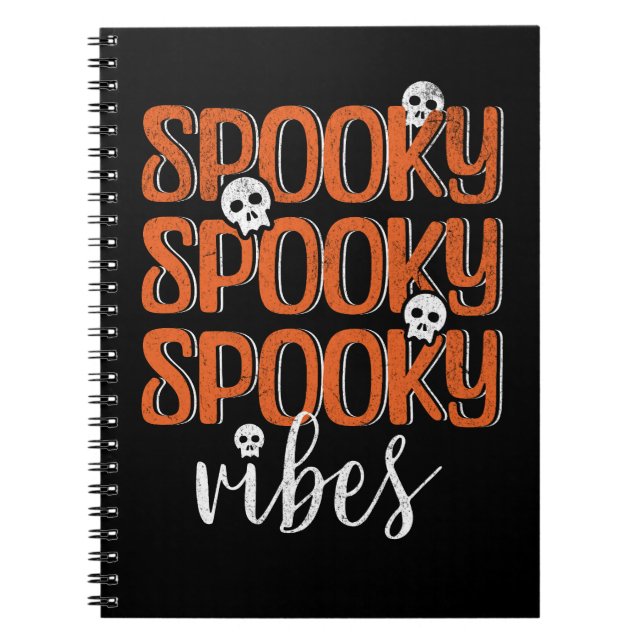 Spooky vibes notebook (Front)