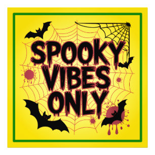 Spooky Vibes Only Aesthetic Design-67603 Photo Print