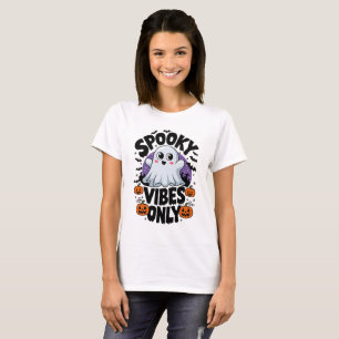 spooky vibes only halloween day T-Shirt