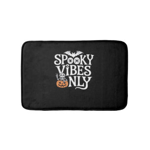 Spooky Vibes Only Halloween Sloth Oversized T-Shir Bath Mat