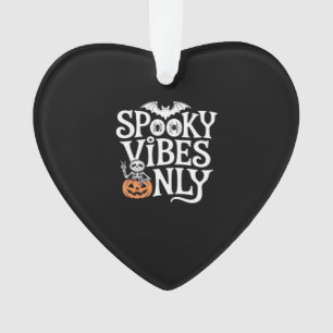 Spooky Vibes Only Halloween Sloth Oversized T-Shir Ornament