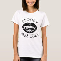 Spooky Vibes Only Halloween Vampire Fangs