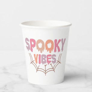 Spooky Vibes Paper Cups