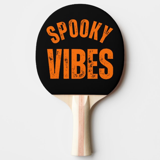 SPOOKY VIBES PING PONG PADDLE (Front)