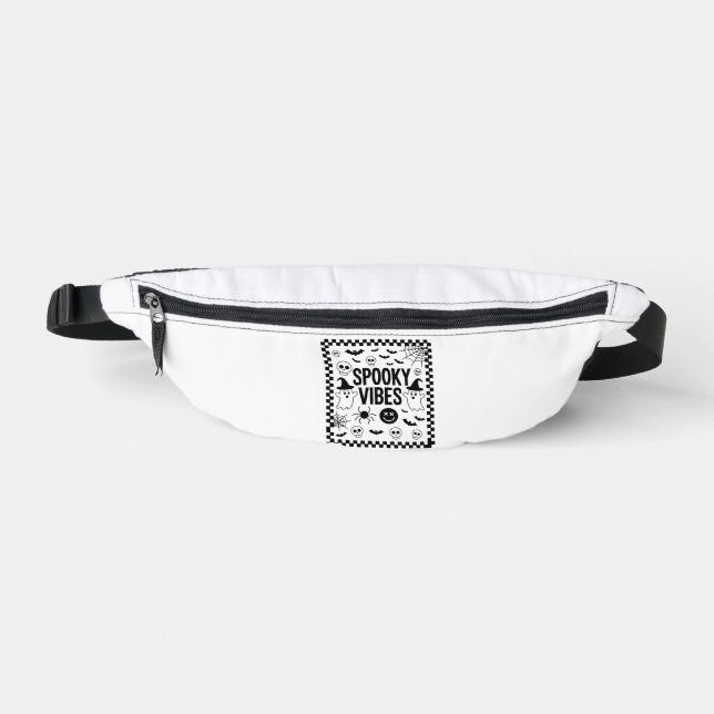 Spooky Vibes Retro Halloween Fanny Pack (Front)
