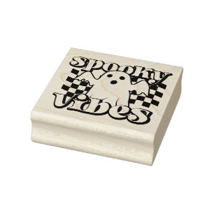 Spooky Vibes Rubber Stamp