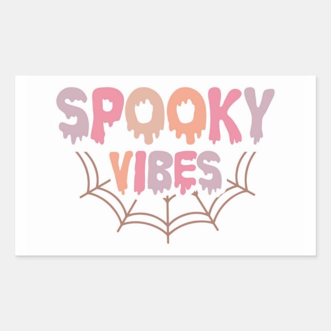 Spooky Vibes Sticker (Front)