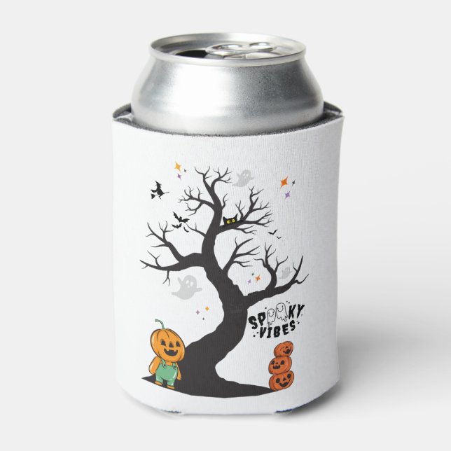 Spooky Vibes Sticker Can Cooler (Can Front)