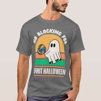 Spooky Volleyball Halloween family T-Shirt