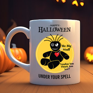 Spooky Voodoo Doll Halloween Coffee Mug