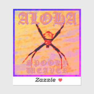 Spooky Weaver (yellow), Flexible Photo